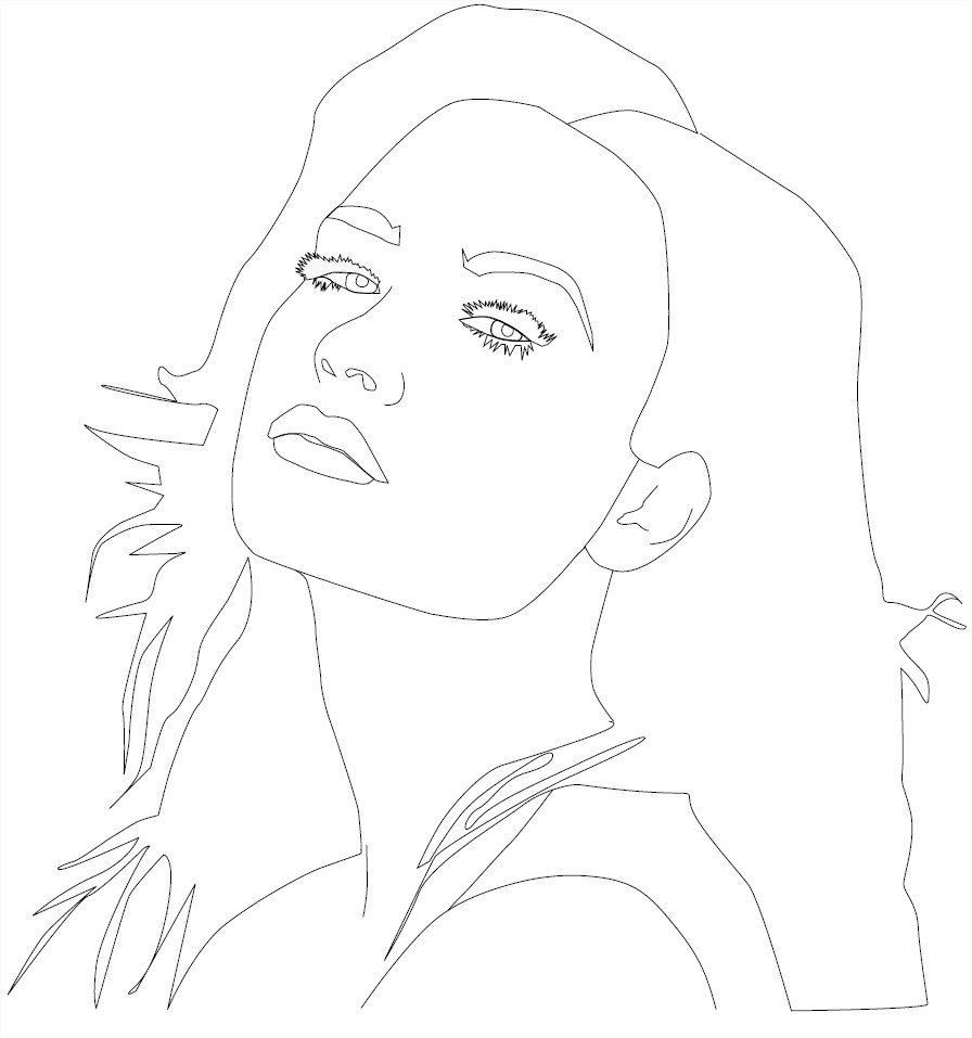 Coloriage Demi Lovato