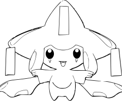 Coloriage Jirachi