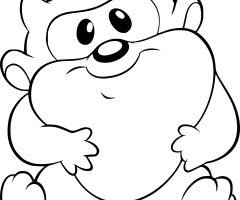 Coloriage bébé Taz