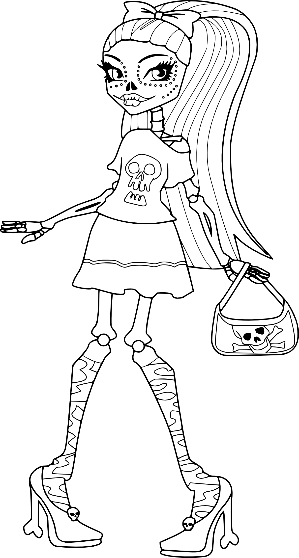Coloriage Skelita